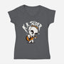 K.K. Slider vs the World-womens v-neck tee-eduely