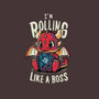 Rolling Like A Boss-none stretched canvas-Typhoonic