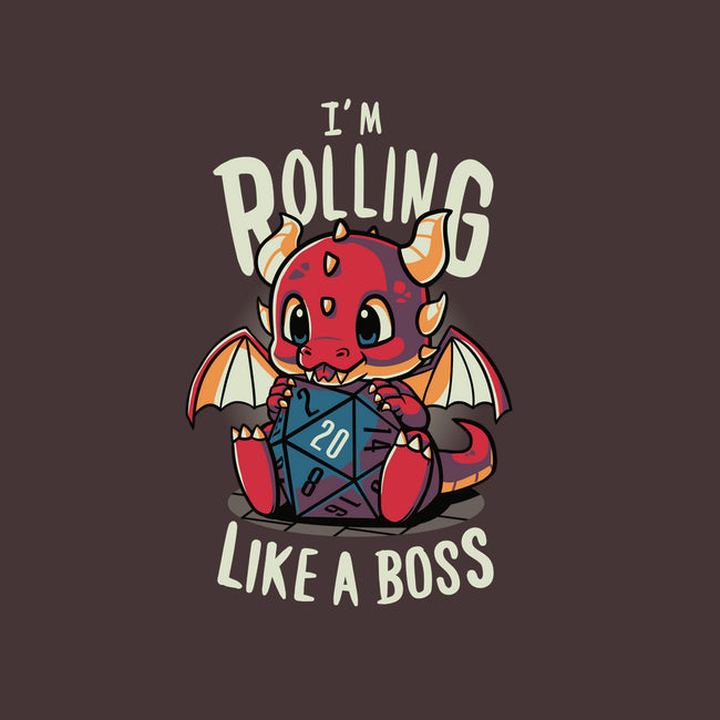 Rolling Like A Boss-womens fitted tee-Typhoonic