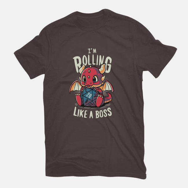 Rolling Like A Boss-mens premium tee-Typhoonic