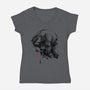 Hunting Grounds-womens v-neck tee-ddjvigo
