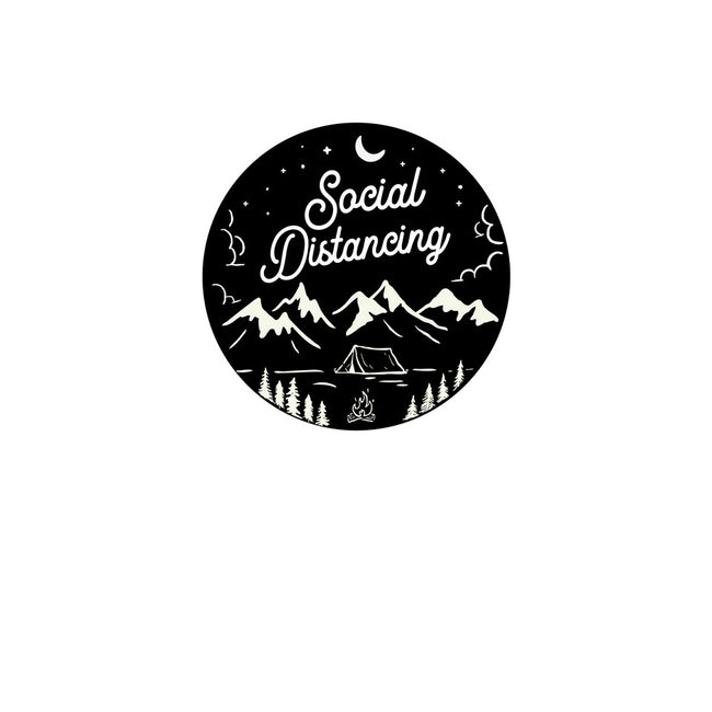 Social Distancing-none glossy sticker-beerisok