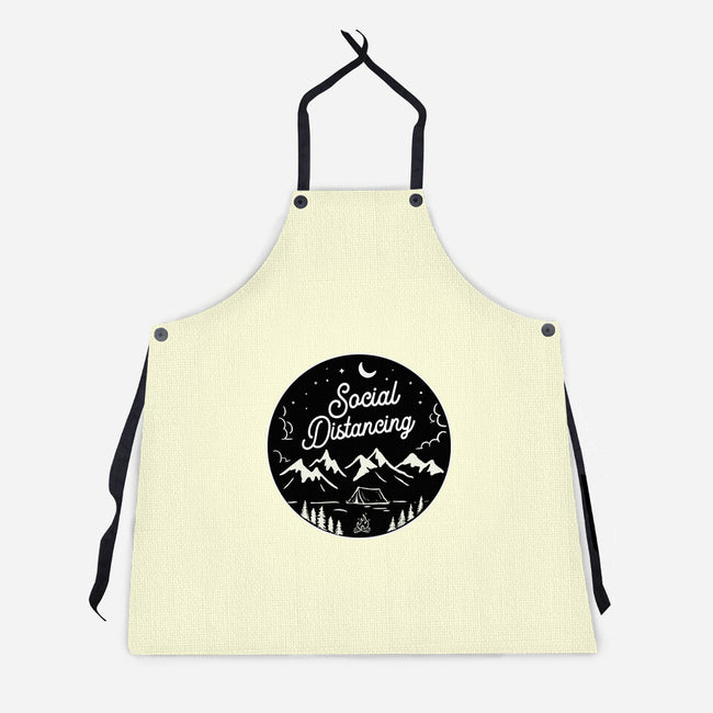 Social Distancing-unisex kitchen apron-beerisok