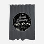 Social Distancing-none polyester shower curtain-beerisok