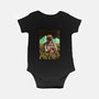 Space Flowers-baby basic onesie-artofvelazquez