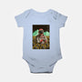 Space Flowers-baby basic onesie-artofvelazquez
