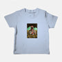 Space Flowers-baby basic tee-artofvelazquez