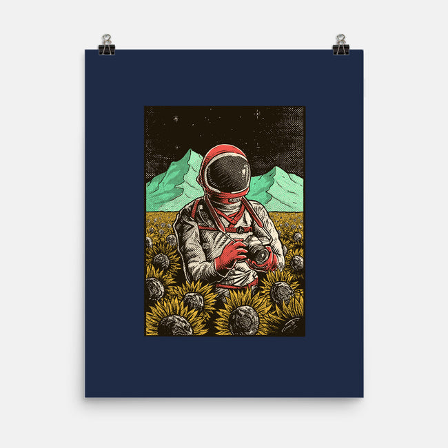 Space Flowers-none matte poster-artofvelazquez