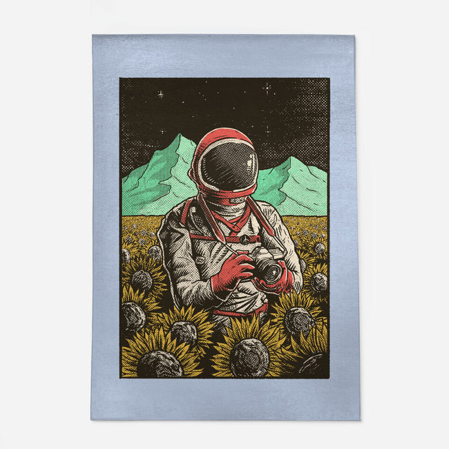 Space Flowers-none outdoor rug-artofvelazquez