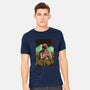 Space Flowers-mens heavyweight tee-artofvelazquez