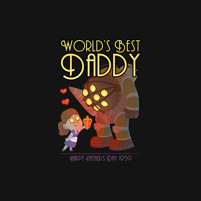World's Best Big Daddy-womens off shoulder tee-queenmob