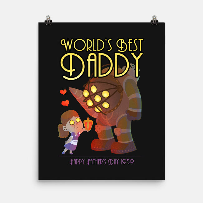 World's Best Big Daddy-none matte poster-queenmob