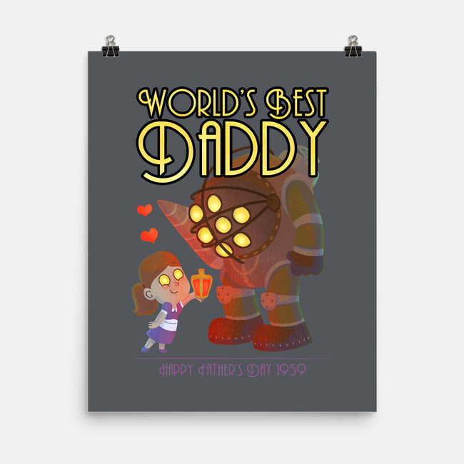 World's Best Big Daddy-none matte poster-queenmob