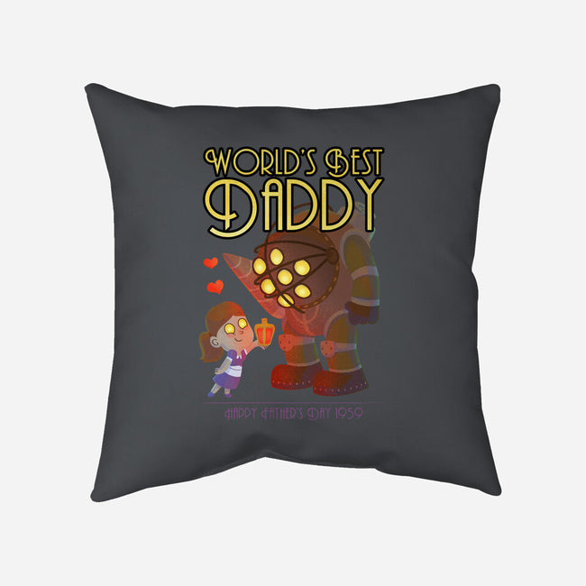World's Best Big Daddy-none removable cover w insert throw pillow-queenmob