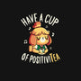 Cup of Positivitea-none glossy sticker-Typhoonic