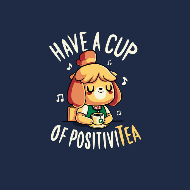 Cup of Positivitea-none stretched canvas-Typhoonic