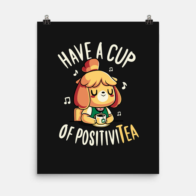 Cup of Positivitea-none matte poster-Typhoonic