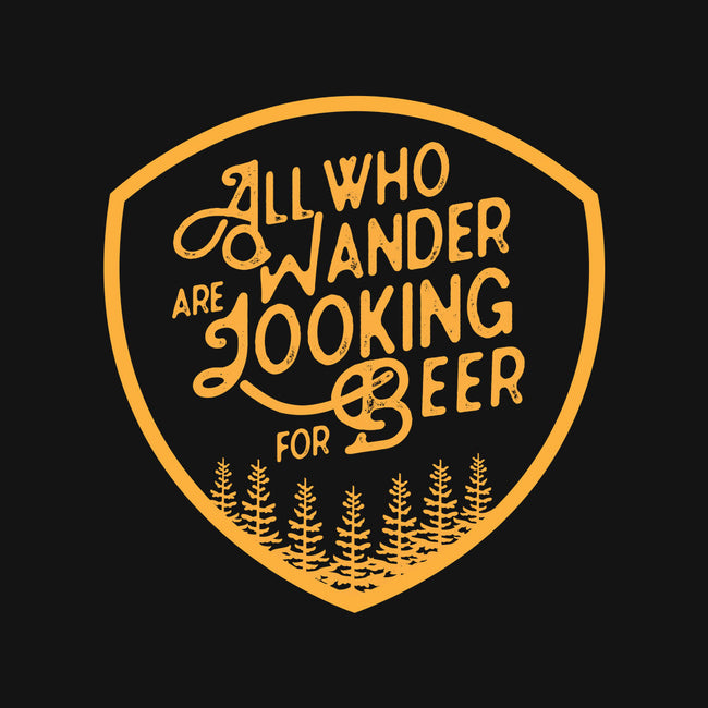 All Who Wander are Looking for Beer-none polyester shower curtain-beerisok