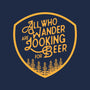 All Who Wander are Looking for Beer-none glossy sticker-beerisok