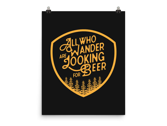 All Who Wander are Looking for Beer