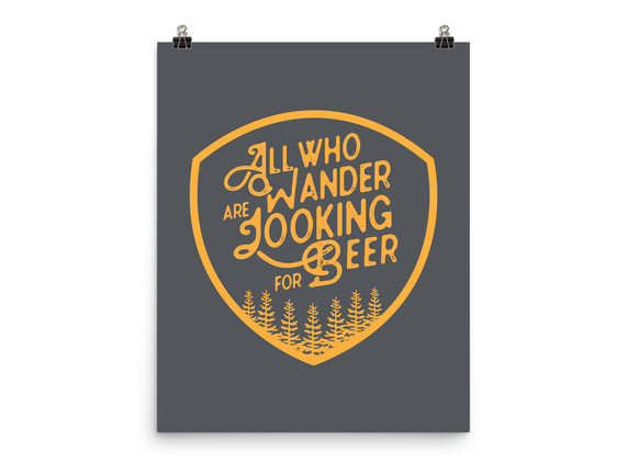 All Who Wander are Looking for Beer