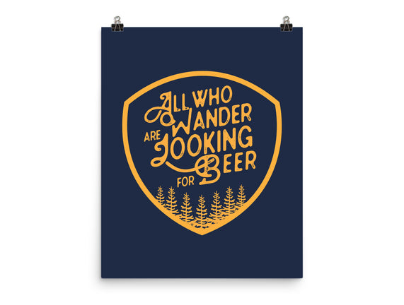 All Who Wander are Looking for Beer
