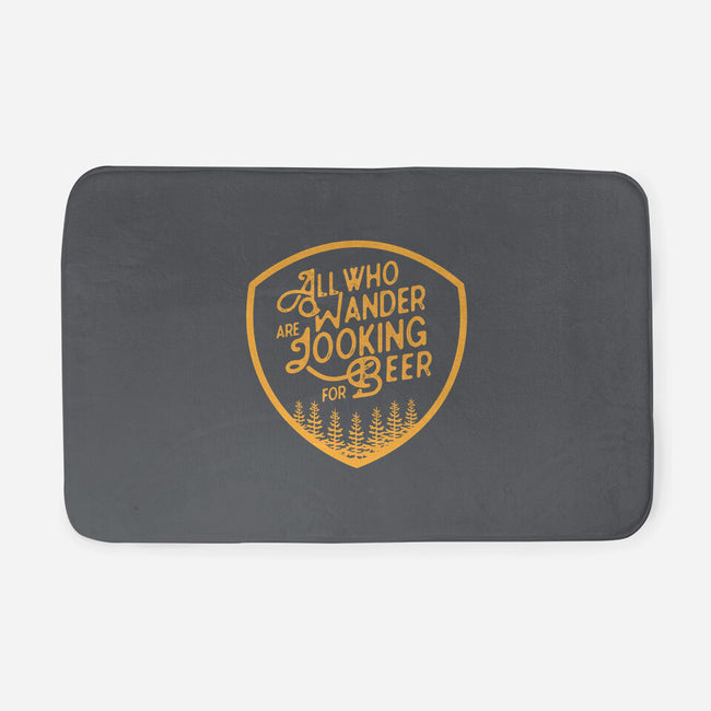 All Who Wander are Looking for Beer-none memory foam bath mat-beerisok