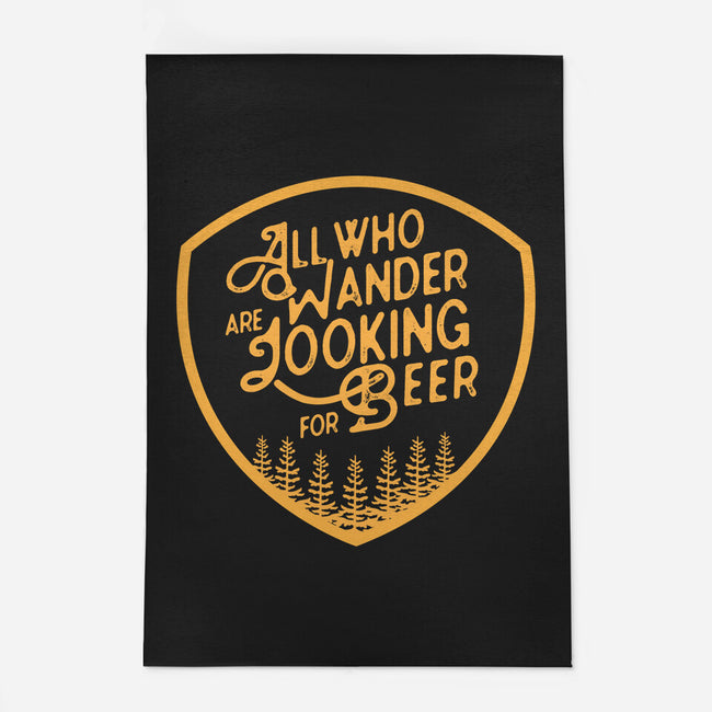 All Who Wander are Looking for Beer-none outdoor rug-beerisok