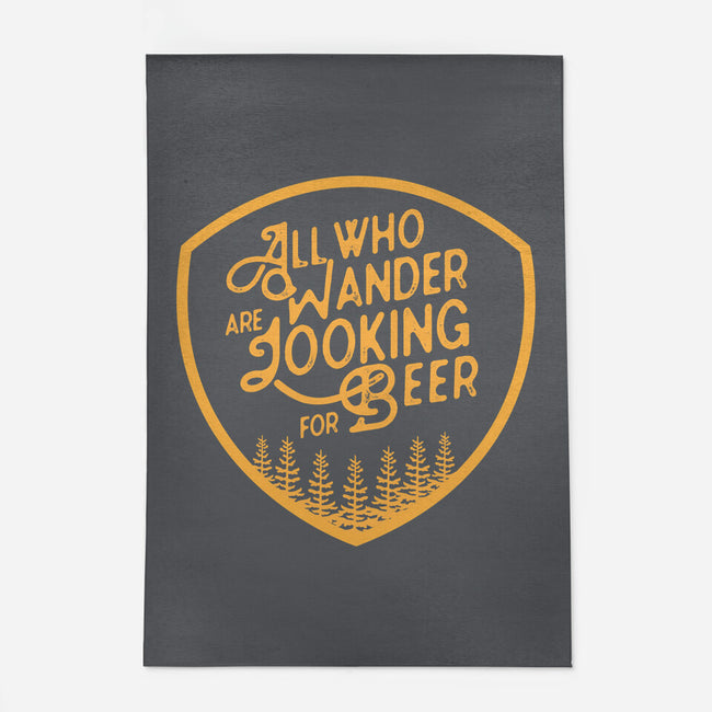 All Who Wander are Looking for Beer-none outdoor rug-beerisok