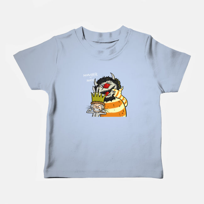 Monster and Max-baby basic tee-MarianoSan