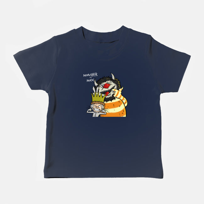Monster and Max-baby basic tee-MarianoSan
