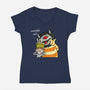 Monster and Max-womens v-neck tee-MarianoSan