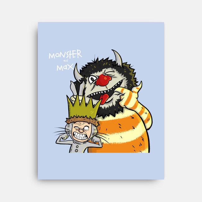 Monster and Max-none stretched canvas-MarianoSan