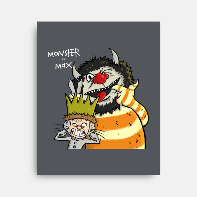 Monster and Max-none stretched canvas-MarianoSan