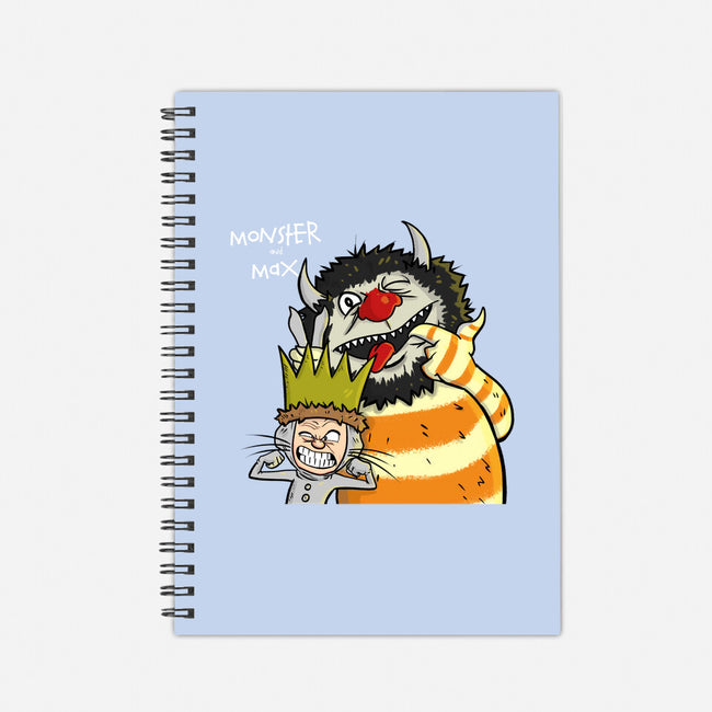 Monster and Max-none dot grid notebook-MarianoSan
