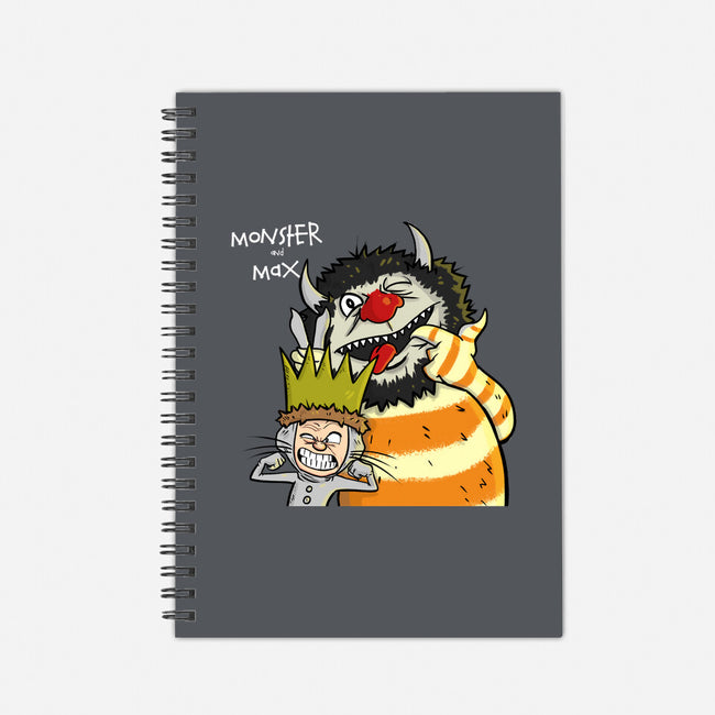 Monster and Max-none dot grid notebook-MarianoSan