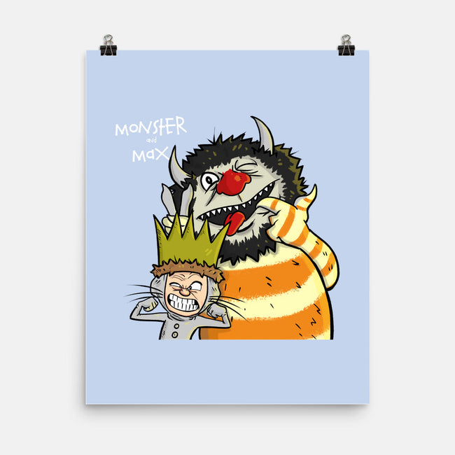 Monster and Max-none matte poster-MarianoSan