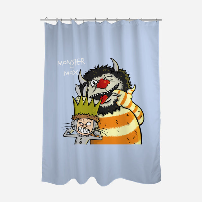 Monster and Max-none polyester shower curtain-MarianoSan