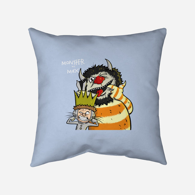 Monster and Max-none removable cover w insert throw pillow-MarianoSan