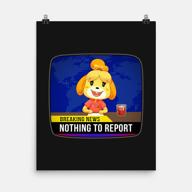 Nothing to Report-none matte poster-Odin Campoy