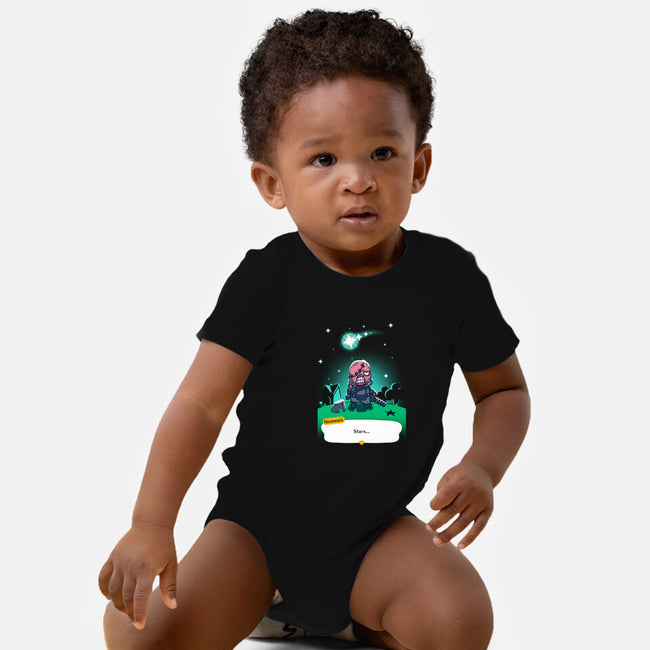 Stars-baby basic onesie-theteenosaur