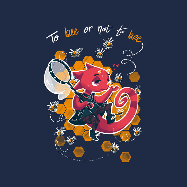 To Bee Or Not To Bee-none removable cover w insert throw pillow-theteenosaur