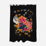 To Bee Or Not To Bee-none polyester shower curtain-theteenosaur