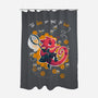 To Bee Or Not To Bee-none polyester shower curtain-theteenosaur