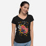 To Bee Or Not To Bee-womens v-neck tee-theteenosaur