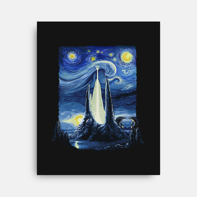Starry Fantasia-none stretched canvas-daobiwan