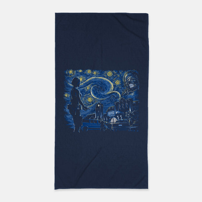 Starry Evil-none beach towel-ddjvigo