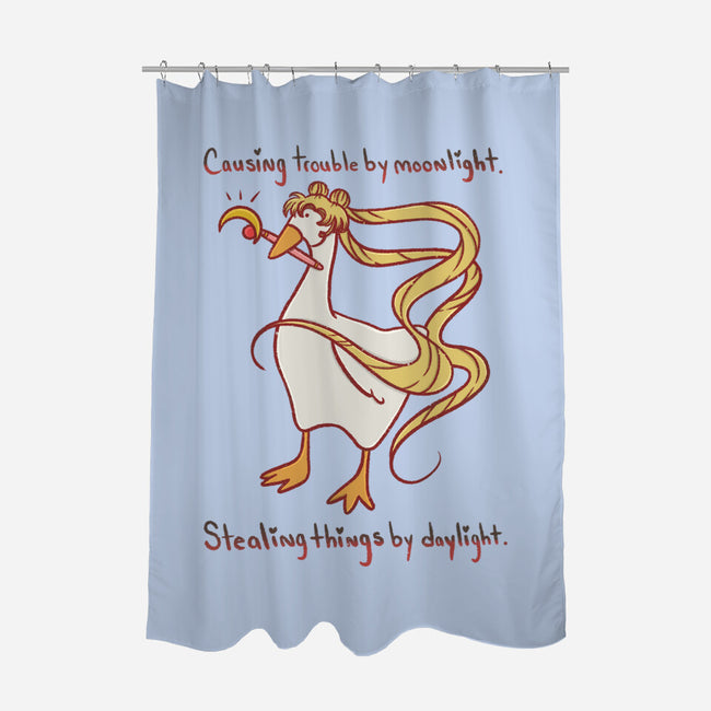 Sailor Goose-none polyester shower curtain-substitutejiji