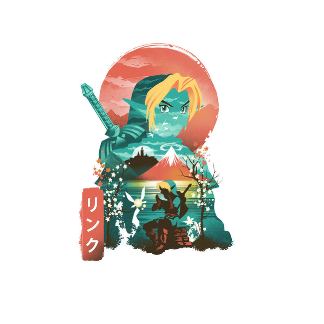 Ukiyo-E Hyrule Hero-none matte poster-dandingeroz