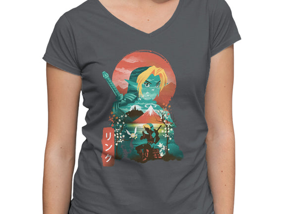 Ukiyo-E Hyrule Hero